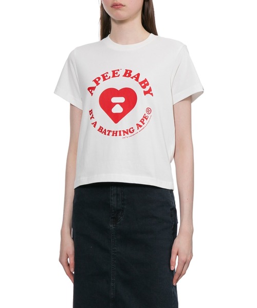 APEE BY A BATHING APE(エイピーバイアベイシングエイプ)の「APEE BABY PRINTED TEE #2(Tシャツ/カットソー・レディース・ブラック/ホワイト・X-SMALL/SMALL)」の5枚目の写真