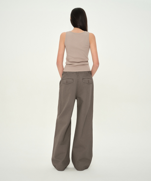 MUSINSA STANDARD WOMAN（ムシンサスタンダードウーマン）の「ウィメンズワイドペインターパンツ[トープ]（その他パンツ・レディース・その他・30/24/25/26/27/28/29）」の3枚目の写真