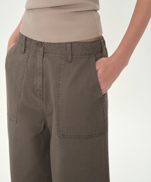 MUSINSA STANDARD WOMAN（ムシンサスタンダードウーマン）の「ウィメンズワイドペインターパンツ[トープ]（その他パンツ・レディース・その他・30/24/25/26/27/28/29）」の5枚目の写真