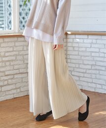 ikka | カットプリーツワイドパンツ【親子コーデ】(その他パンツ)