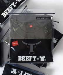 Lazar（ラザル）の「Hanes/へインズ BEEFY/ビーフィー 無地 クルーネック 半袖Tシャツ/1P パックT/レディース メンズ（Tシャツ/カットソー）」