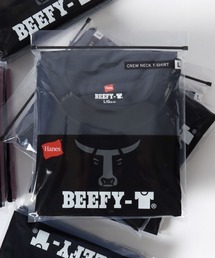 HANES（ヘインズ）の「Hanes/へインズ BEEFY/ビーフィー 無地 クルーネック 半袖Tシャツ/1P パックT/レディース メンズ（Tシャツ/カットソー）」