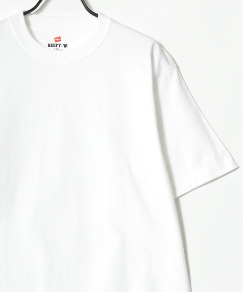 HANES(ヘインズ)の「Hanes/へインズ BEEFY/ビーフィー 無地 クルーネック 半袖Tシャツ/1P パックT/レディース メンズ(Tシャツ/カットソー・メンズ・ダークグレー/グリーン系その他/ネイビー/インディゴブルー/プラム/ホワイト/ダークブラウン/グレー/ダークグリーン/ブラック・S/M/L/XL)」の11枚目の写真
