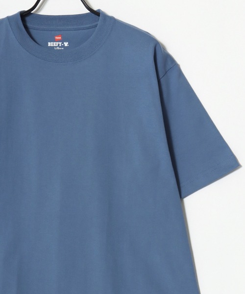 HANES(ヘインズ)の「Hanes/へインズ BEEFY/ビーフィー 無地 クルーネック 半袖Tシャツ/1P パックT/レディース メンズ(Tシャツ/カットソー・メンズ・ダークグレー/グリーン系その他/ネイビー/インディゴブルー/プラム/ホワイト/ダークブラウン/グレー/ダークグリーン/ブラック・S/M/L/XL)」の19枚目の写真
