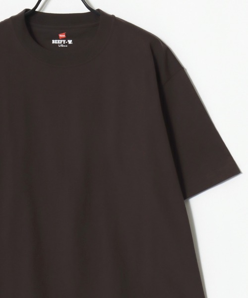 HANES(ヘインズ)の「Hanes/へインズ BEEFY/ビーフィー 無地 クルーネック 半袖Tシャツ/1P パックT/レディース メンズ(Tシャツ/カットソー・メンズ・ダークグレー/グリーン系その他/ネイビー/インディゴブルー/プラム/ホワイト/ダークブラウン/グレー/ダークグリーン/ブラック・S/M/L/XL)」の15枚目の写真