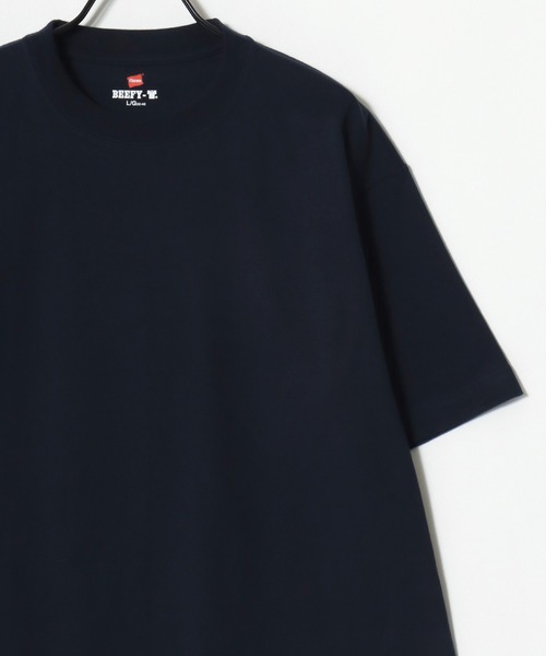 HANES(ヘインズ)の「Hanes/へインズ BEEFY/ビーフィー 無地 クルーネック 半袖Tシャツ/1P パックT/レディース メンズ(Tシャツ/カットソー・メンズ・ダークグレー/グリーン系その他/ネイビー/インディゴブルー/プラム/ホワイト/ダークブラウン/グレー/ダークグリーン/ブラック・S/M/L/XL)」の18枚目の写真