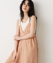 Unitage | 配色ワイドロンパース(サロペット/オーバーオール)