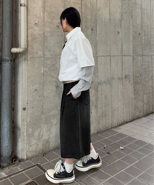 sedacle(セダクル)の「フロントタックバギージョーツ(その他パンツ・メンズ・ブラック系その他/ブラック/ライトインディゴブルー・LARGE/MEDIUM/SMALL)」の19枚目の写真