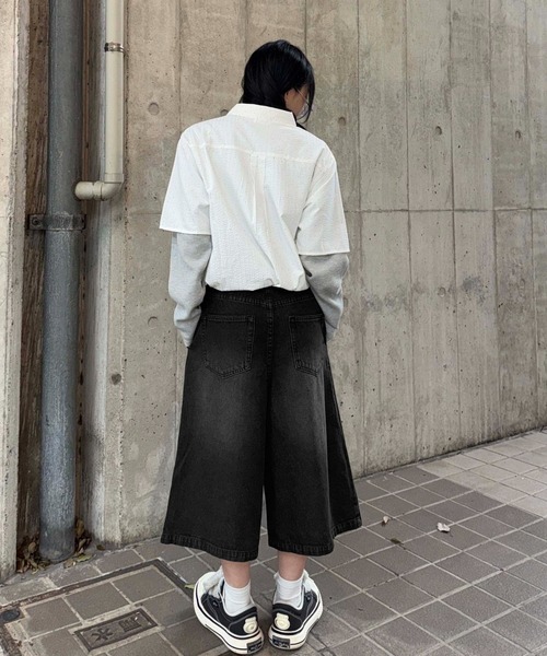 sedacle(セダクル)の「フロントタックバギージョーツ(その他パンツ・メンズ・ブラック系その他/ブラック/ライトインディゴブルー・LARGE/MEDIUM/SMALL)」の20枚目の写真