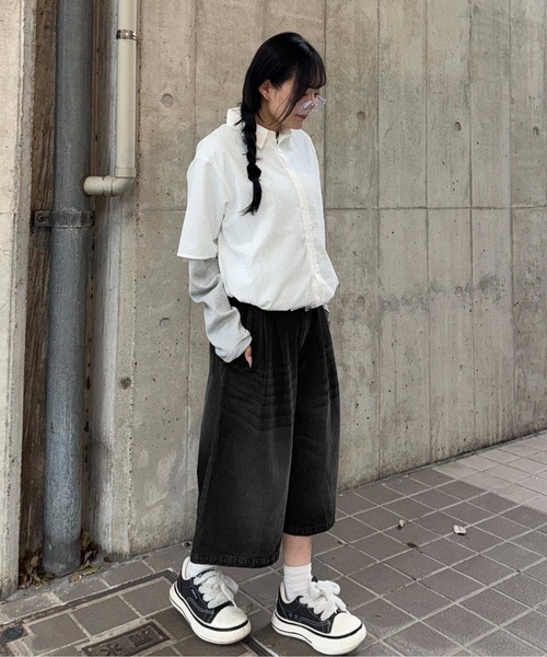 sedacle(セダクル)の「フロントタックバギージョーツ(その他パンツ・メンズ・ブラック系その他/ブラック/ライトインディゴブルー・LARGE/MEDIUM/SMALL)」の22枚目の写真