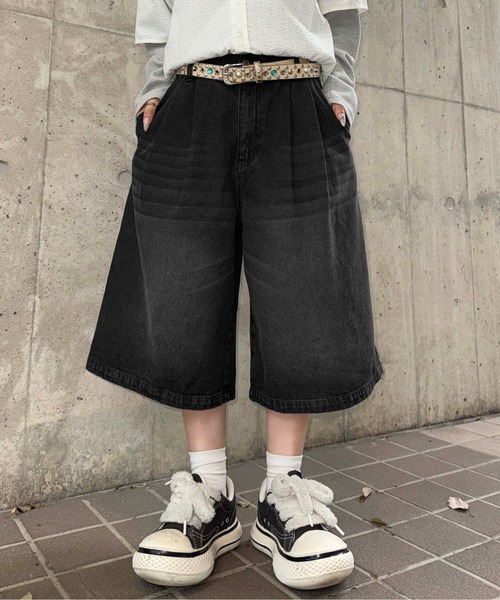 sedacle(セダクル)の「フロントタックバギージョーツ(その他パンツ・メンズ・ブラック系その他/ブラック/ライトインディゴブルー・LARGE/MEDIUM/SMALL)」の14枚目の写真
