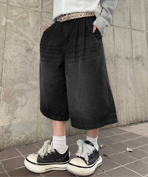 sedacle(セダクル)の「フロントタックバギージョーツ(その他パンツ・メンズ・ブラック系その他/ブラック/ライトインディゴブルー・LARGE/MEDIUM/SMALL)」の15枚目の写真