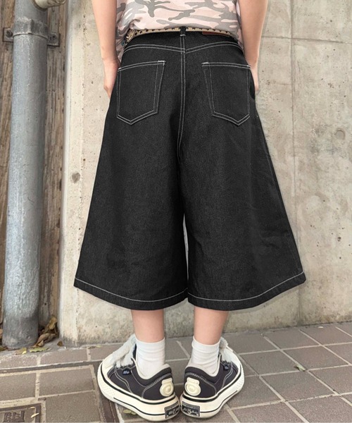 sedacle(セダクル)の「フロントタックバギージョーツ(その他パンツ・メンズ・ブラック系その他/ブラック/ライトインディゴブルー・LARGE/MEDIUM/SMALL)」の6枚目の写真