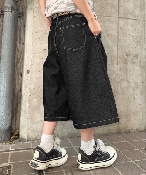 sedacle(セダクル)の「フロントタックバギージョーツ(その他パンツ・メンズ・ブラック系その他/ブラック/ライトインディゴブルー・LARGE/MEDIUM/SMALL)」の7枚目の写真