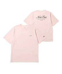 NEW ERA/ニューエラ 半袖 Tシャツ バックプリント ウォッシュド コットン Classic Script Logo