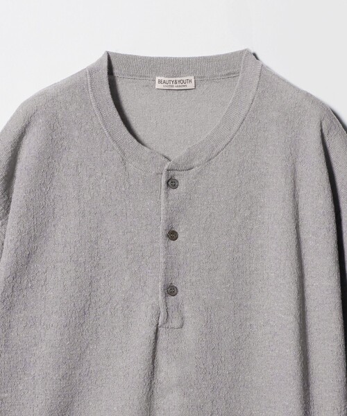 BEAUTY&YOUTH UNITED ARROWS(ビューティーアンドユースユナイテッドアローズ)の「エアミラノ ヘンリーネック ニット ウォッシャブル 抗菌 防臭機能付き(ニット/セーター・メンズ・ロイヤルブルー/ダークグレー/ライトグレー・XL/M/S/L)」の5枚目の写真