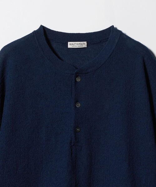 BEAUTY&YOUTH UNITED ARROWS(ビューティーアンドユースユナイテッドアローズ)の「エアミラノ ヘンリーネック ニット ウォッシャブル 抗菌 防臭機能付き(ニット/セーター・メンズ・ロイヤルブルー/ダークグレー/ライトグレー・XL/M/S/L)」の13枚目の写真
