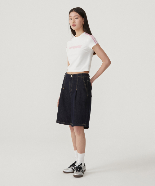 COVERNAT WOMAN(カバーナットウーマン)の「ウーマンベビーフィットクーパーロゴTシャツホワイト(Tシャツ/カットソー・レディース・その他・WS/WM)」の3枚目の写真
