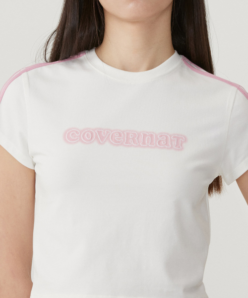 COVERNAT WOMAN(カバーナットウーマン)の「ウーマンベビーフィットクーパーロゴTシャツホワイト(Tシャツ/カットソー・レディース・その他・WS/WM)」の8枚目の写真