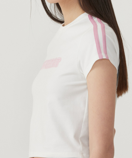 COVERNAT WOMAN(カバーナットウーマン)の「ウーマンベビーフィットクーパーロゴTシャツホワイト(Tシャツ/カットソー・レディース・その他・WS/WM)」の7枚目の写真