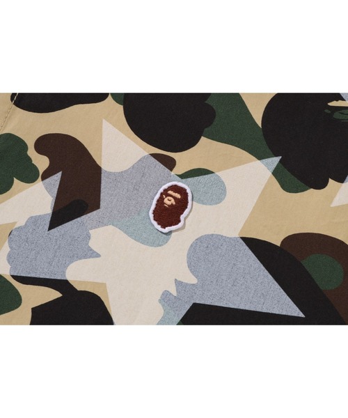 A BATHING APE(アベイシングエイプ)の「STA OVER PRINT 1ST CAMO POPLIN LS SHIRT(シャツ/ブラウス・メンズ・イエロー/グリーン・X-LARGE/MEDIUM/XX-LARGE/LARGE)」の6枚目の写真