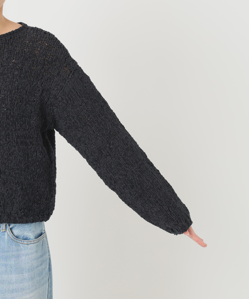 plage（プラージュ）の「《追加》Fringe yarn カーディガン 2（カーディガン/ボレロ・レディース・アイボリー/ブラック/キャメル・FREE）」の21枚目の写真