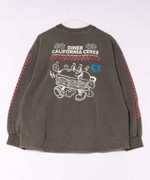 zena(ジェナ)の「ヴィンテージハンバーガーロンTee(Tシャツ/カットソー・レディース・チャコール/ネイビー・FREE)」の17枚目の写真
