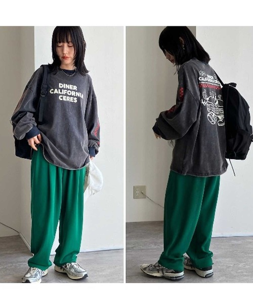 zena(ジェナ)の「ヴィンテージハンバーガーロンTee(Tシャツ/カットソー・レディース・チャコール/ネイビー・FREE)」の19枚目の写真