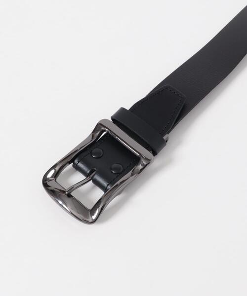 ITEMS URBANRESEARCH(アイテムズ アーバンリサーチ)の「Belt 350(ベルト・メンズ・ダークブラウン/ブラック・-)」の5枚目の写真