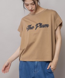 Munich | "The Plum"ロゴプリントタックスリーブTシャツ(Tシャツ/カットソー)
