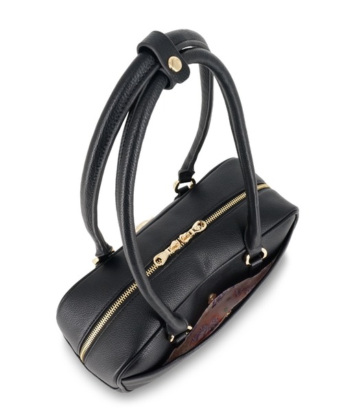 PAUL & JOE ACCESSOIRES(ポールアンドジョーアクセソワ)の「ポール & ジョー アクセソワ ボストンバッグ <3D キャットフェイス>(ボストンバッグ・レディース・ブラック/アイボリー・FREE)」の8枚目の写真