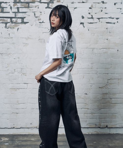 PEID(ペイド)の「PD HALF DAISY 半袖Tシャツ ホワイト(Tシャツ/カットソー・レディース・ホワイト・4/5/6/1/2/3)」の2枚目の写真