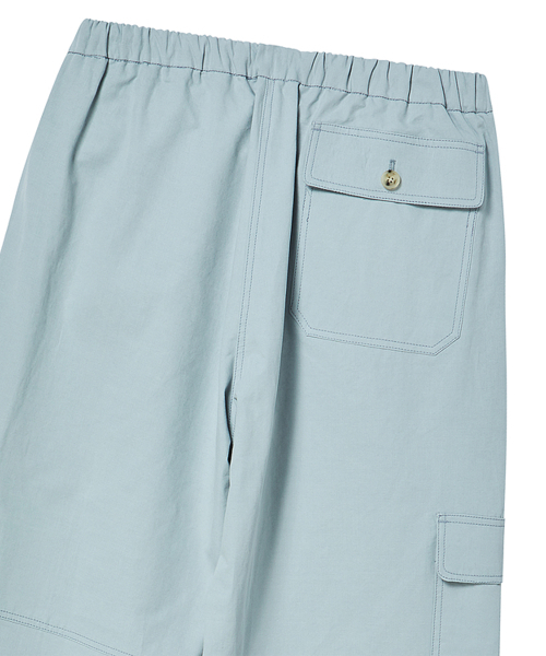 Beyond Closet（-）の「[COLLECTION LINE] ラックスファブリックミリタリーディテールカーゴパンツスカイブルー（その他パンツ・メンズ・その他・MEDIUM/LARGE）」の6枚目の写真