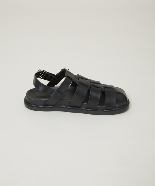 NANO universe（ナノユニバース）の「スタンダードグルカサンダル（サンダル・メンズ・ブラック・M/S/L）」の3枚目の写真