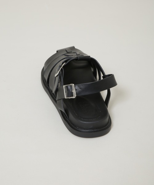 NANO universe（ナノユニバース）の「スタンダードグルカサンダル（サンダル・メンズ・ブラック・M/S/L）」の5枚目の写真