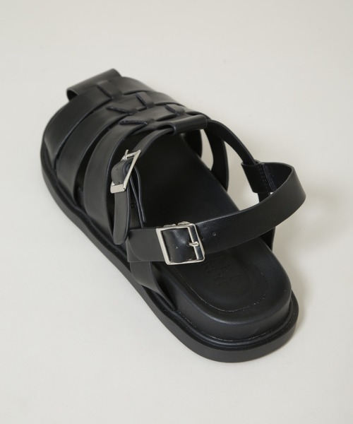 NANO universe（ナノユニバース）の「スタンダードグルカサンダル（サンダル・メンズ・ブラック・M/S/L）」の8枚目の写真