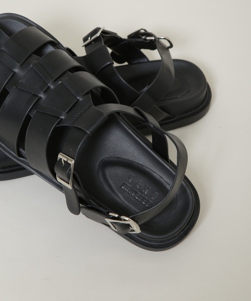 NANO universe（ナノユニバース）の「スタンダードグルカサンダル（サンダル・メンズ・ブラック・M/S/L）」の9枚目の写真