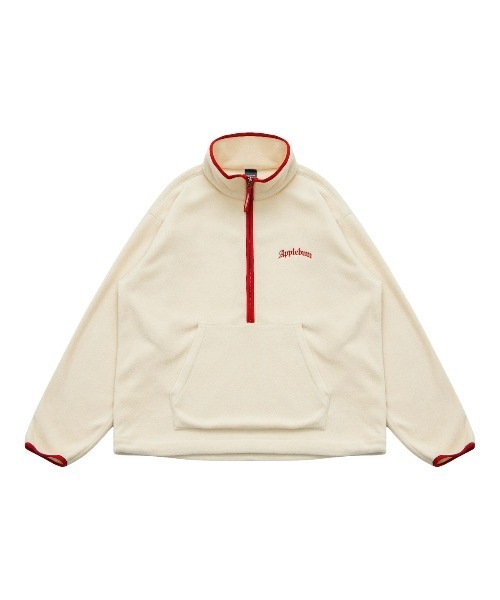 Kinetics(キネティクス)の「APPLEBUM Fleece Half Zip Jacket (アップルバム フリース ハーフジップ ジャケット)(ブルゾン・メンズ・ベージュ系/ブルー系・X-LARGE/MEDIUM/LARGE)」の1枚目の写真