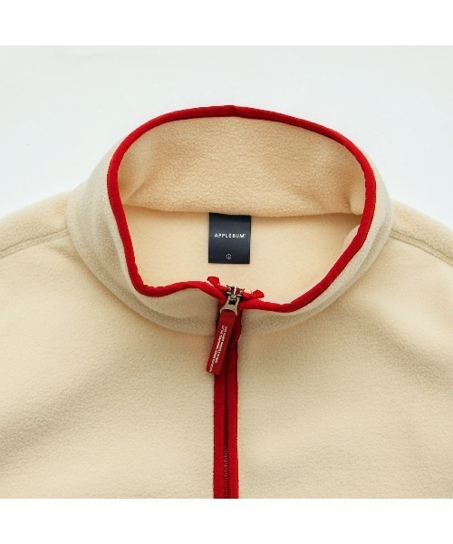 Kinetics(キネティクス)の「APPLEBUM Fleece Half Zip Jacket (アップルバム フリース ハーフジップ ジャケット)(ブルゾン・メンズ・ベージュ系/ブルー系・X-LARGE/MEDIUM/LARGE)」の13枚目の写真