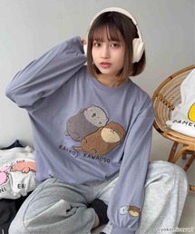 ◯アクリルキーホルダー付き なんでもいきものロンT 【なんでもいきもの】