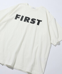 Firsthand（ファーストハンド）の「Firsthand/ファーストハンド 6オンス フロントロゴプリント クルーネックTシャツ / プリントTシャツ PR FIRST（Tシャツ/カットソー）」