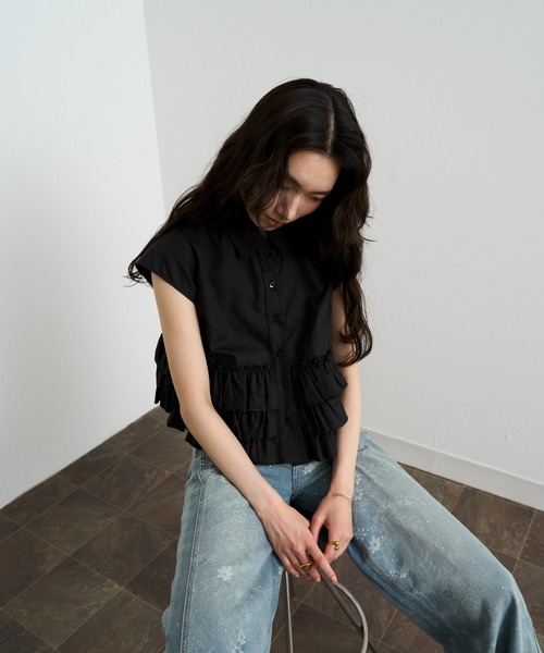 Lutim by u（ルチバイユー）の「ヴィンテージフラワーデニムパンツ（デニムパンツ・レディース・ブルー・M/S）」の13枚目の写真