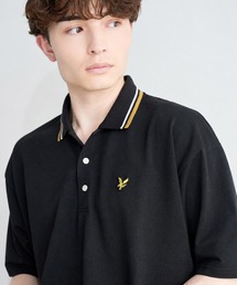 【LYLE&SCOTT/ライルアンドスコット】ゴールデンイーグル リブライン 半袖 ポロシャツ