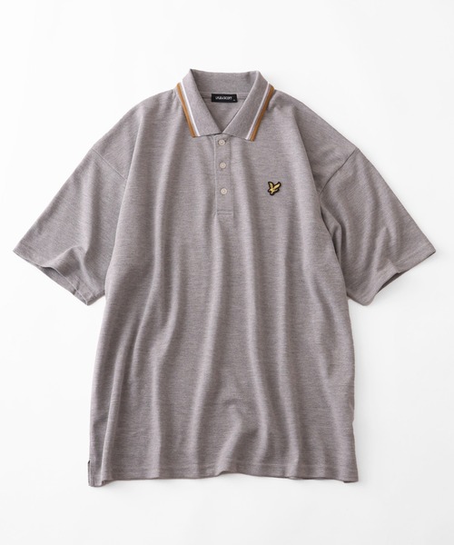 LYLE&SCOTT(ライルアンドスコット)の「【LYLE&SCOTT/ライルアンドスコット】ゴールデンイーグル リブライン 半袖 ポロシャツ(ポロシャツ・メンズ・グレー/ホワイト系1/ホワイト系2/ブラック系1/ブラック系2/ネイビー・LL/M/L)」の5枚目の写真