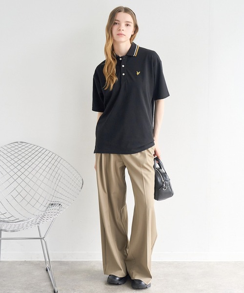 LYLE&SCOTT(ライルアンドスコット)の「【LYLE&SCOTT/ライルアンドスコット】ゴールデンイーグル リブライン 半袖 ポロシャツ(ポロシャツ・メンズ・グレー/ホワイト系1/ホワイト系2/ブラック系1/ブラック系2/ネイビー・LL/M/L)」の18枚目の写真
