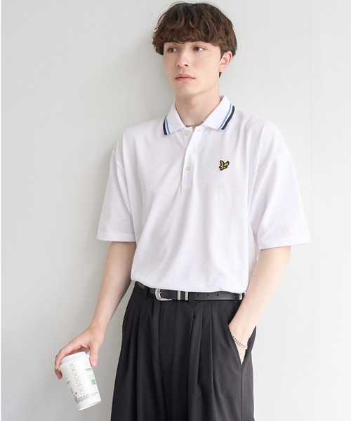 LYLE&SCOTT(ライルアンドスコット)の「【LYLE&SCOTT/ライルアンドスコット】ゴールデンイーグル リブライン 半袖 ポロシャツ(ポロシャツ・メンズ・グレー/ホワイト系1/ホワイト系2/ブラック系1/ブラック系2/ネイビー・LL/M/L)」の19枚目の写真