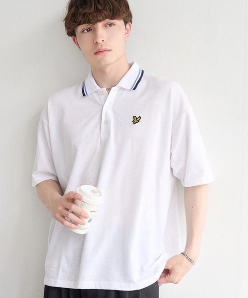 LYLE&SCOTT(ライルアンドスコット)の「【LYLE&SCOTT/ライルアンドスコット】ゴールデンイーグル リブライン 半袖 ポロシャツ(ポロシャツ・メンズ・グレー/ホワイト系1/ホワイト系2/ブラック系1/ブラック系2/ネイビー・LL/M/L)」の20枚目の写真