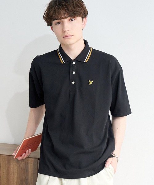 LYLE&SCOTT(ライルアンドスコット)の「【LYLE&SCOTT/ライルアンドスコット】ゴールデンイーグル リブライン 半袖 ポロシャツ(ポロシャツ・メンズ・グレー/ホワイト系1/ホワイト系2/ブラック系1/ブラック系2/ネイビー・LL/M/L)」の10枚目の写真