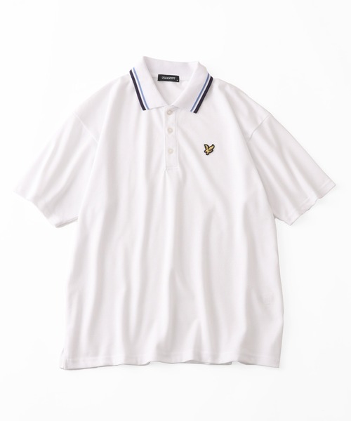 LYLE & SCOTT Gold Eagle ribline полуполо с коротким рукавом