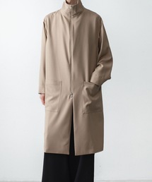 ato（アトウ）の「RECYCLE POLYESTER STAND COLLAR COAT（ステンカラーコート）」